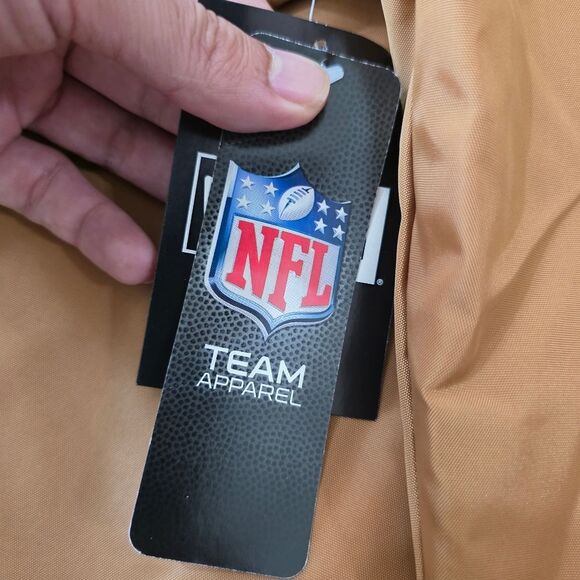 NFL San Francisco 49ers New Era Logo Select Jacket Bronze Tan Men's Size XL New - Picture 15 of 16